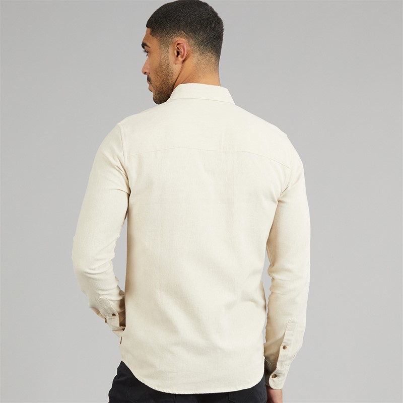 ONLY & SONS Mens Gudmund Slim Shirt Silver Lining