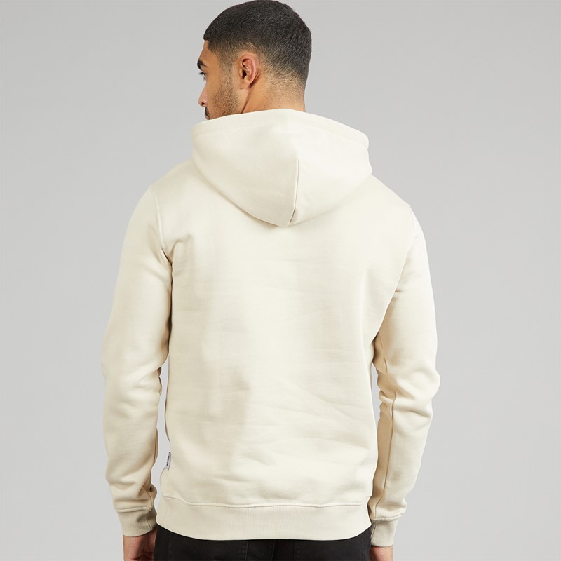 ONLY & SONS Mens Curated Hoodie Silver Lining