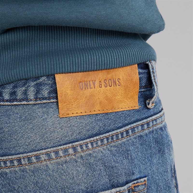 ONLY & SONS Jeansy z prostą nogawką Edge dla chłopca kolor Dark Blue Denim