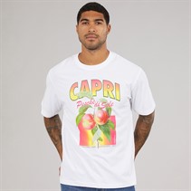 ONLY & SONS Mens Tristan Relaxed Capri T-Shirt Bright White