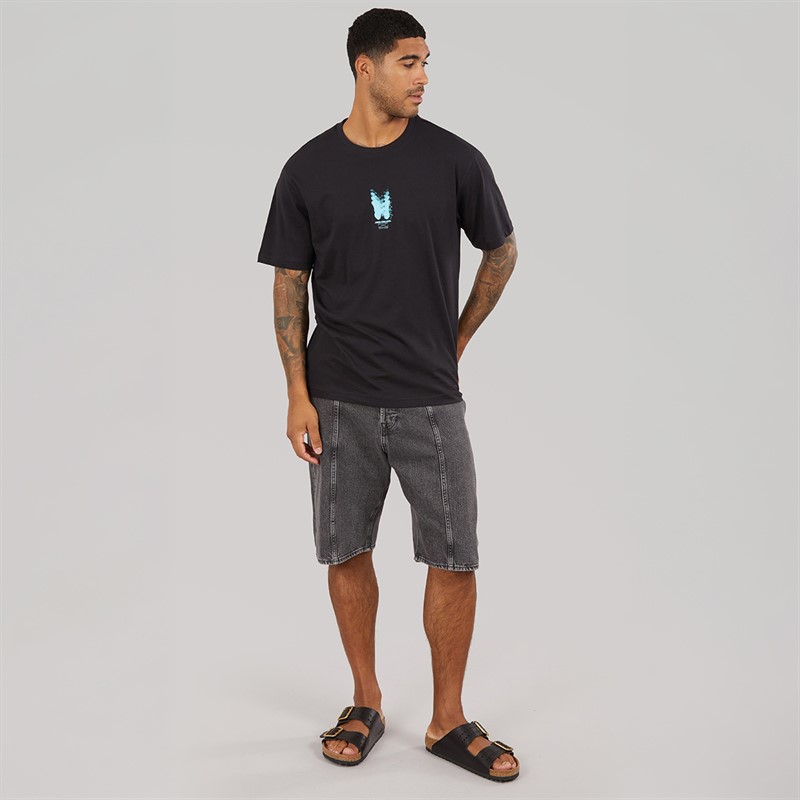 ONLY & SONS Mens Tristan Relaxed T-Shirt Black/Veni
