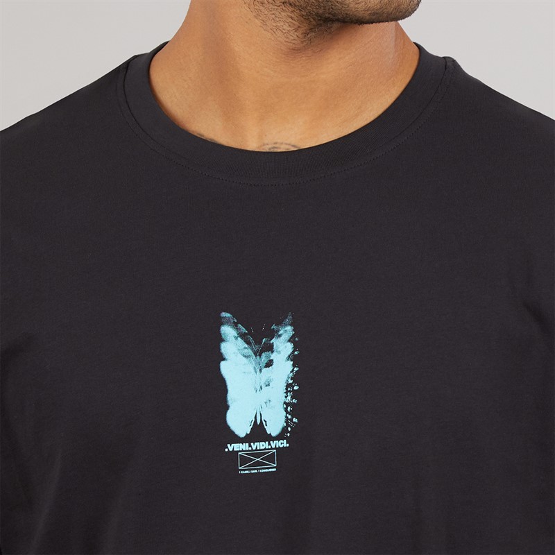 ONLY & SONS Mens Tristan Relaxed T-Shirt Black/Veni