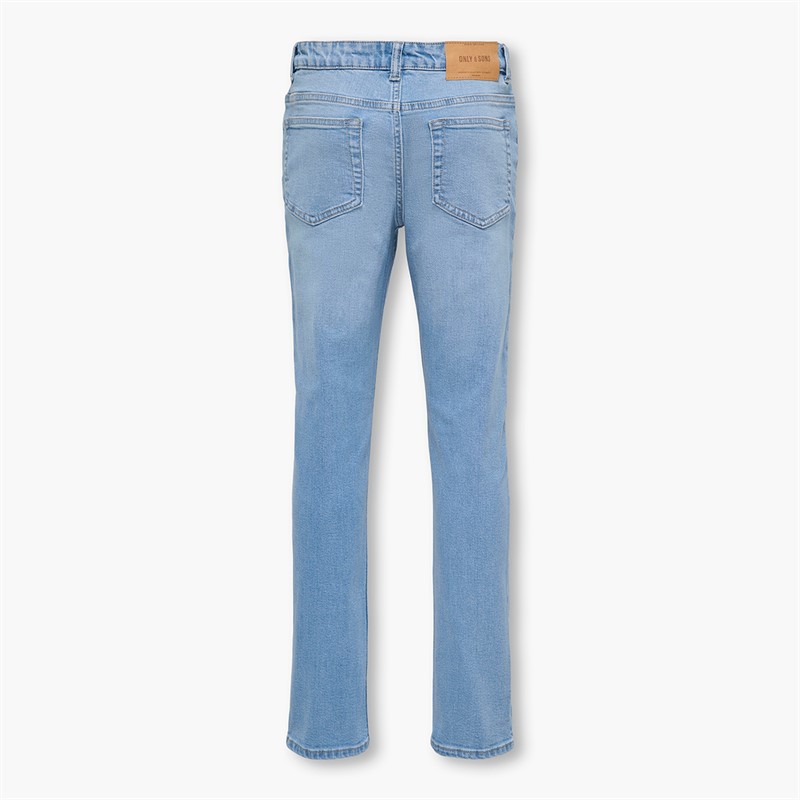ONLY & SONS Jeansy dla chłopca regular fit kolor Light Blue Denim