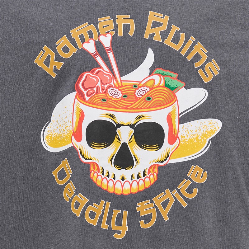 ONLY & SONS Fred Tonkotsu T-shirt dla chłopca kolor Blackened Pearl