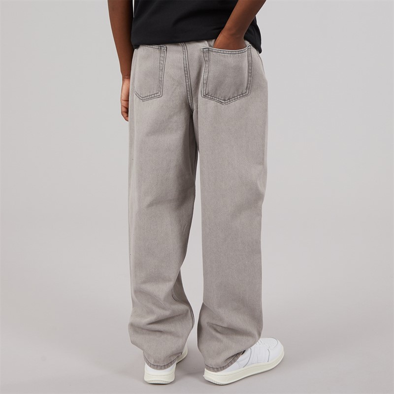 ONLY & SONS Junge verblassen lose Passform Jeans Light Grey Denim