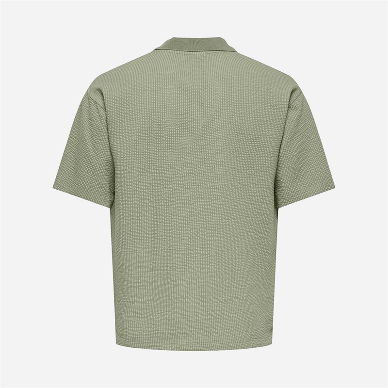 ONLY & SONS Boys Kian Polo Shirt Seagrass