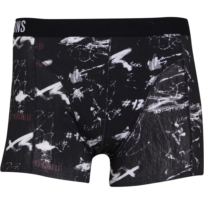 Buy ONLY & SONS Mens Ness One Pair Trunks Black