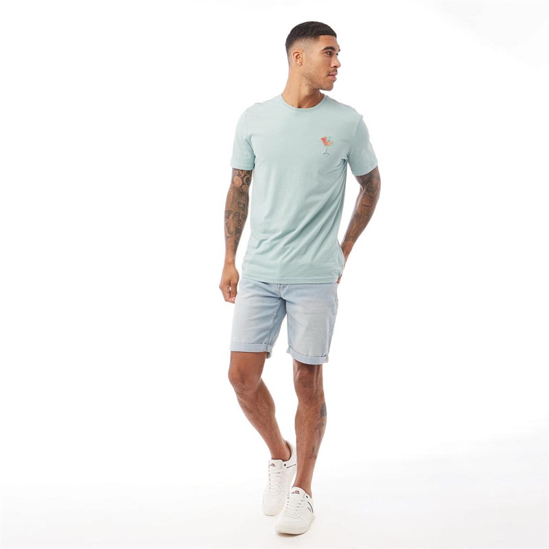 ONLY & SONS Short en Jean Homme Denim Pâle