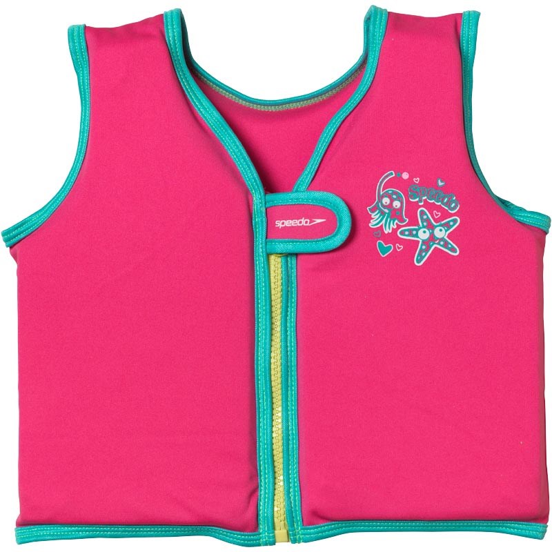 Buy Speedo Sea Squad Float Vest Pink/Turquoise