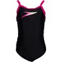 Speedo Junior Endurance10 Pment Thinstrap Muscleback Strój Kąpielowy Czarny