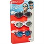 Speedo Three Pack Swimming Goggles Black/Smoke/White