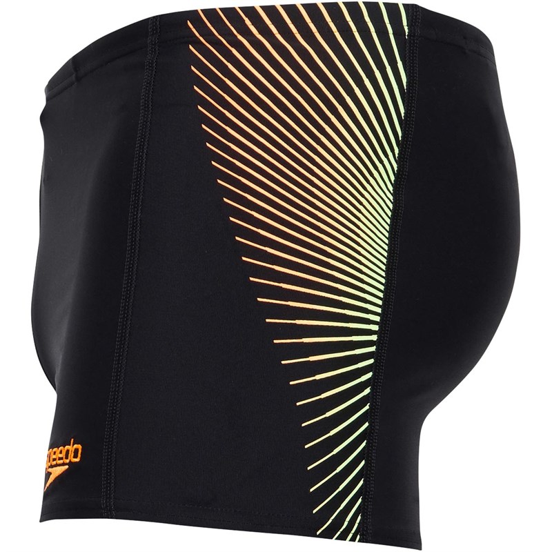 Speedo Herrer Pment Aqua Svømme Shorts Sort