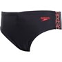 Speedo Chłopięce Boomstar Splice 6.5cm Kąpielówki Czarny