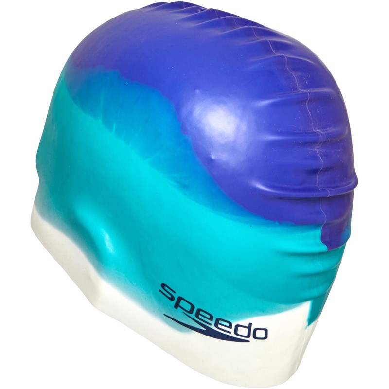 Buy Speedo Multicolour Swimming Cap Blue White