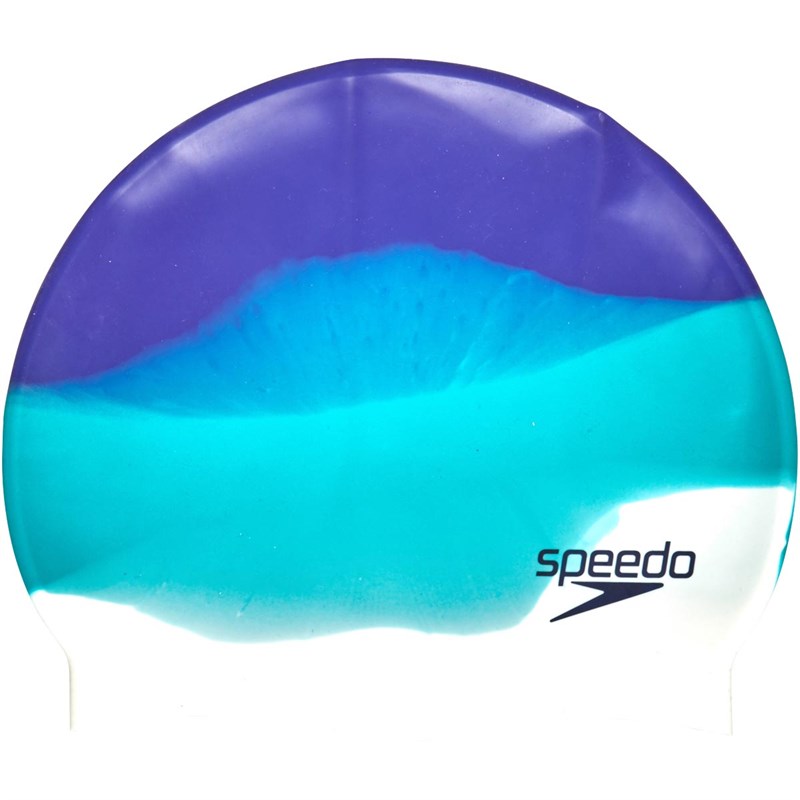 Speedo Multicolour Swimming Cap Blue/White