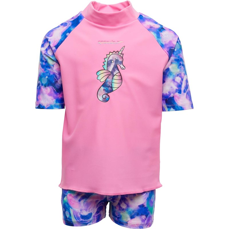 Speedo Infant Placement Sun Protect Set Pink/Green