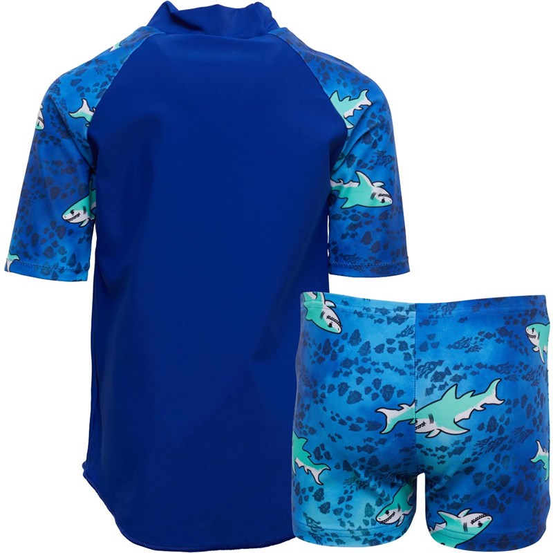 Speedo Chłopięce - Niemowlęce Infant Pment Sun Protect Set Stroje Kąpielowe Niebieski Multi