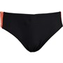 Speedo Junior Boom Logo Splice 5cm Briefs Black/Red