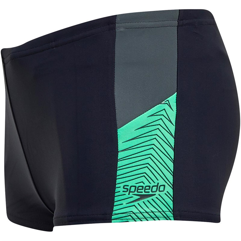 Speedo Junior Dive Aqua Shorts Black/Green