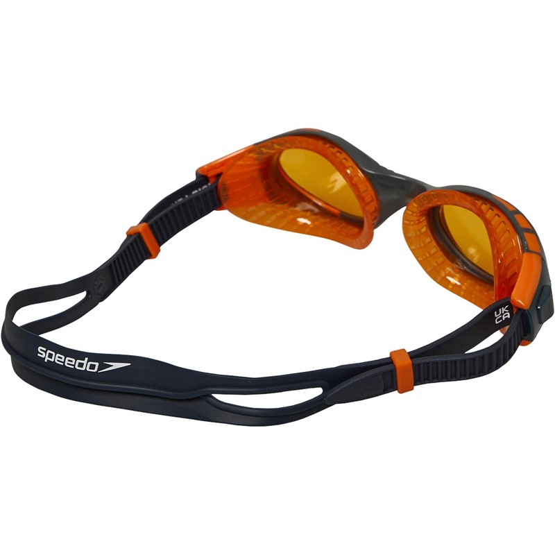 Speedo Futura Biofuse Flexiseal Goggles Navy/Orange