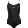 Speedo Womens Dive Thinstrap Muscleback Swimsuit Black/Grey
