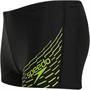 Speedo Junior Medley Logo Aqua Shorts Black/Green