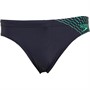 Speedo Mens Medley Logo 7cm Briefs Blue/Green