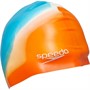 Speedo Multi Colour Silicone Cap Blue/Orange