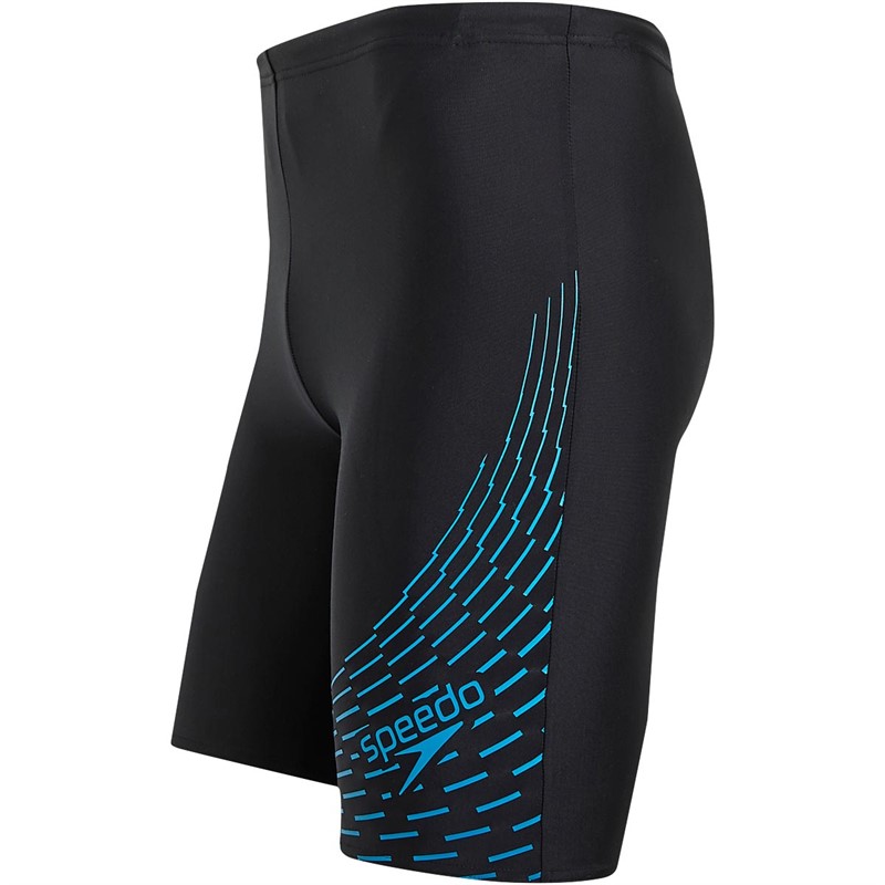 Buy Speedo Mens Medley Logo Jammer Shorts Black/Blue