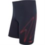 Speedo Mens Hyperboom Placement Logo Jammer Shorts Navy/Red