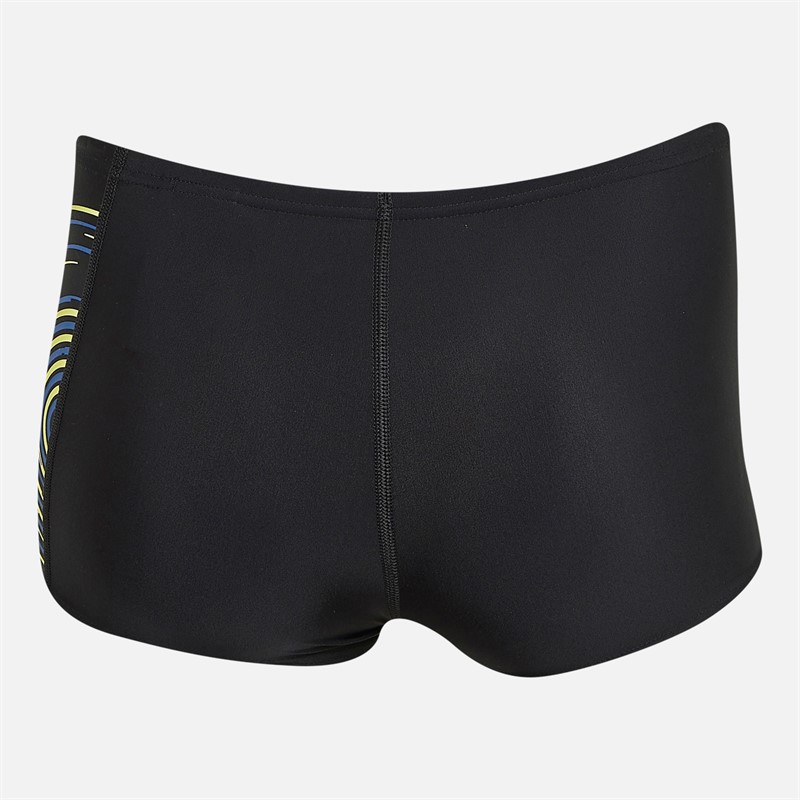 Speedo Junior Boys Placement Printed Aquashorts Black/Blue