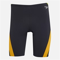 Speedo Mens Hyperboom Logo Splice Jammer Light Grey