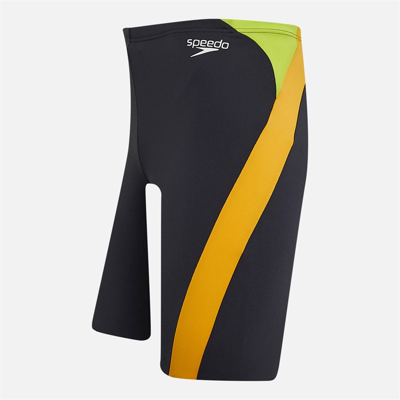 Speedo Mens Hyperboom Logo Splice Jammer Light Grey