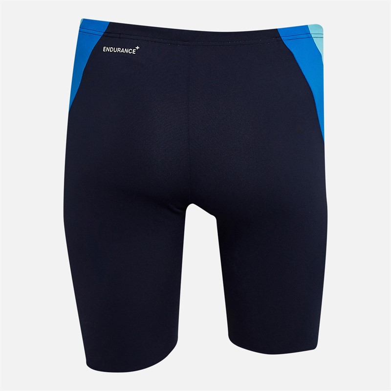 Speedo Mens Hyperboom Logo Splice Jammer Navy