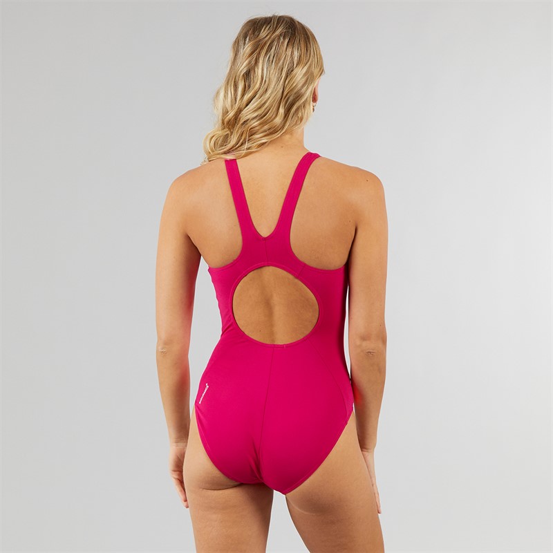 Speedo Womens Colourblock 2.0 Swimsuit Pink