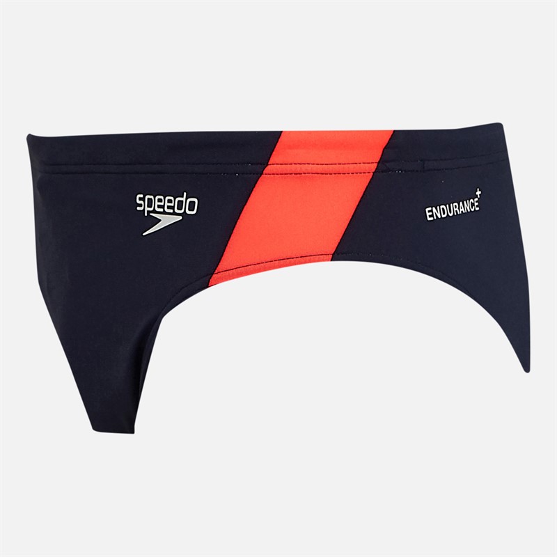 Speedo Mens Male Hyper Boom Logo Splice 7cm Briefs Navy
