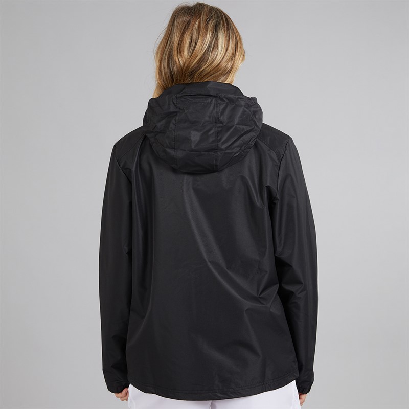 Speedo Womens Club Vaposhield Full Zip Rain Jacket Black