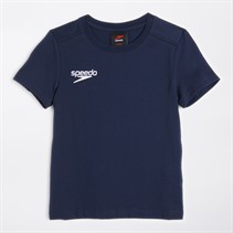 Speedo Junior Club Plain T-Shirt Navy