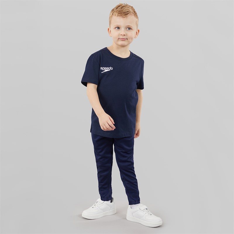 Speedo Junior Club Plain T-Shirt Navy