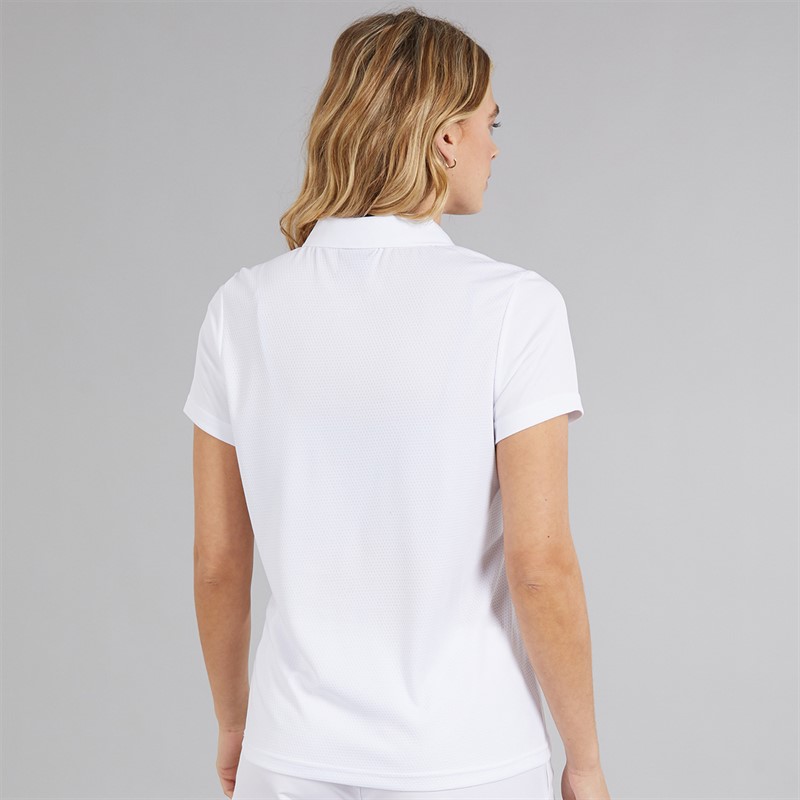 Speedo Womens Club Dry Polo Shirt White