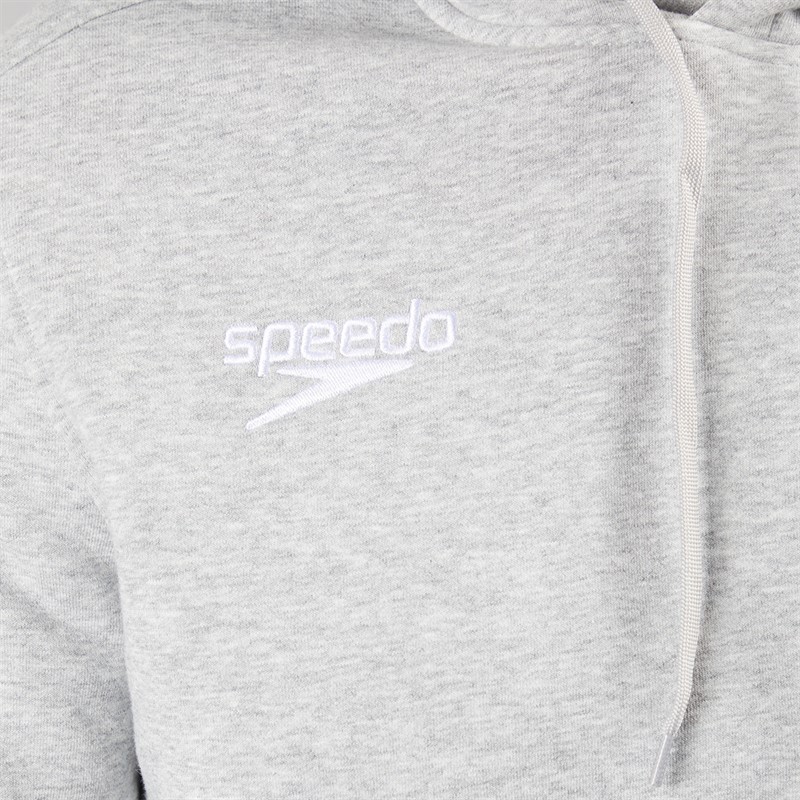 Speedo Mens Club Hoodie Grey Marl