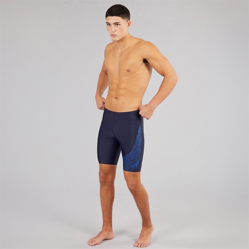 Speedo Mens Medley Logo Jammer Swim Shorts Navy/Blue