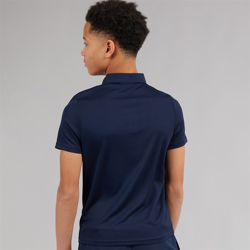Speedo Junior Club Dry Polo Shirt Navy