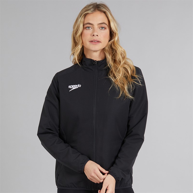 Speedo Womens Club Track Jacket Black