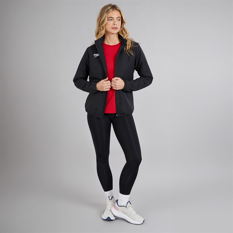 Speedo Womens Club Track Jacket Black
