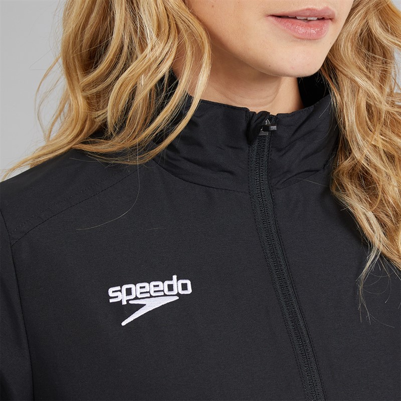 Speedo Womens Club Track Jacket Black