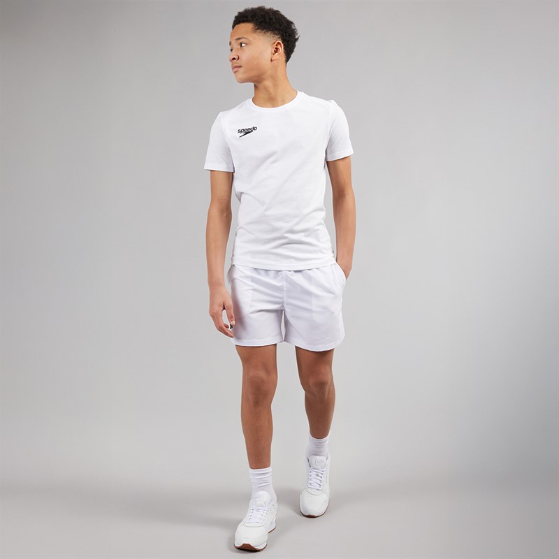 Speedo Junior Club Plain T-Shirt White