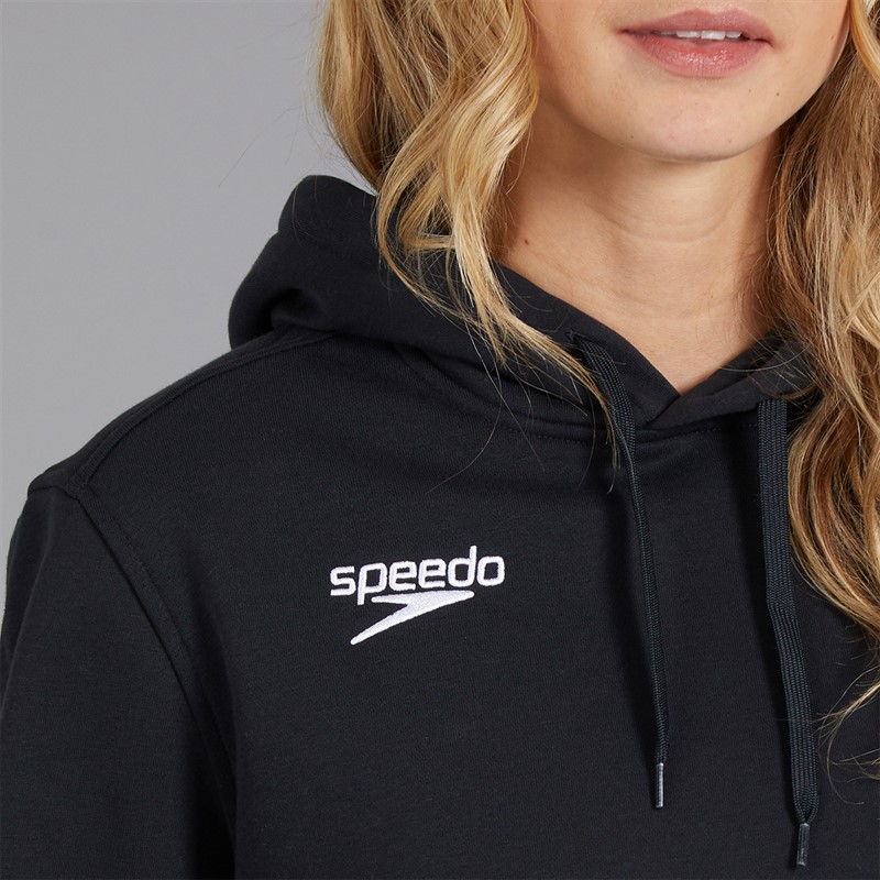 Speedo Womens Club Hoodie Black