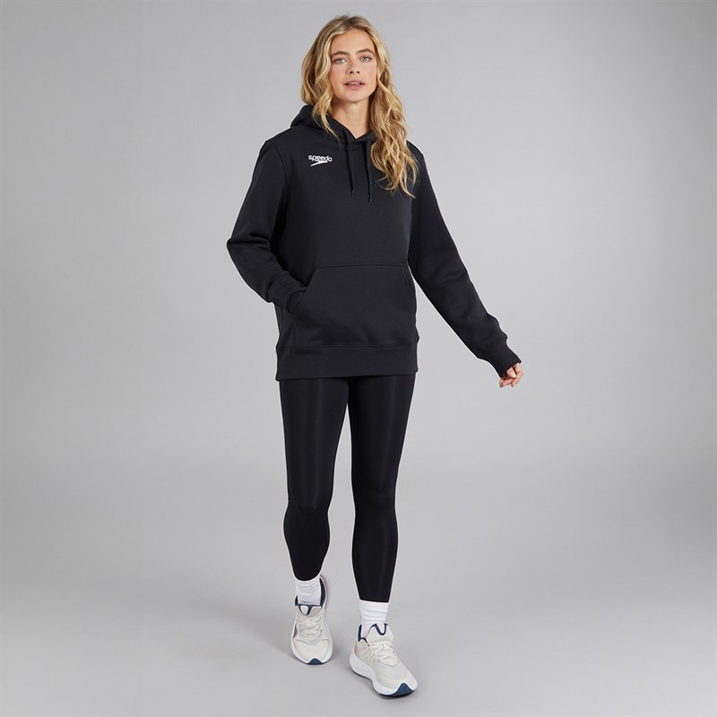 Speedo Womens Club Hoodie Black