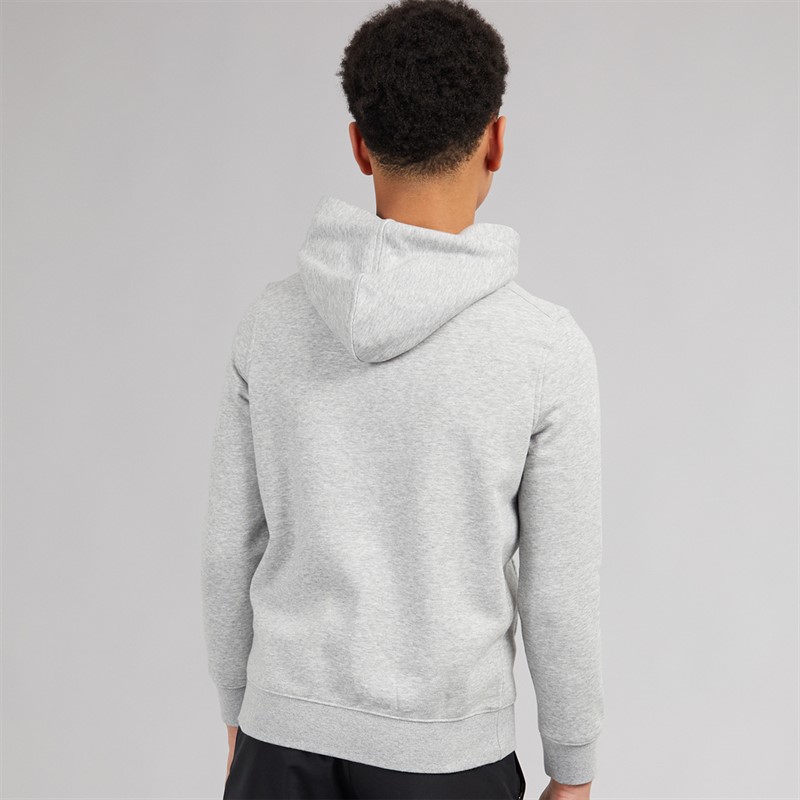 Speedo Junior Club Hoodie Grey Marl